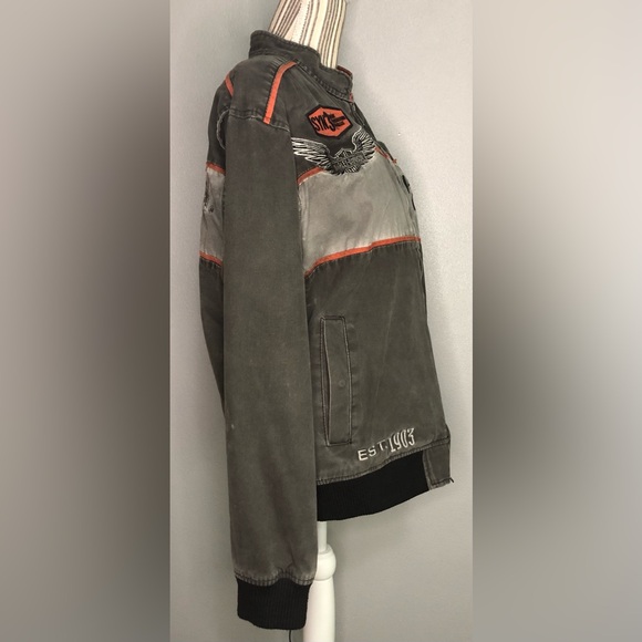 Harley Davidson Riders Stadium Jacket men’s size M - Picture 5 of 12